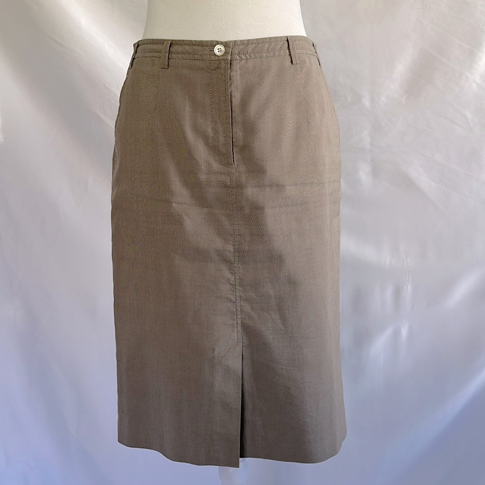 J. Crew Women’s Beige Midi Skirt Size 2